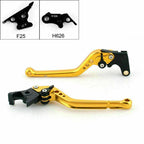 Long Brake Clutch Levers for Honda CBR500R (2013–2014) Gold T9