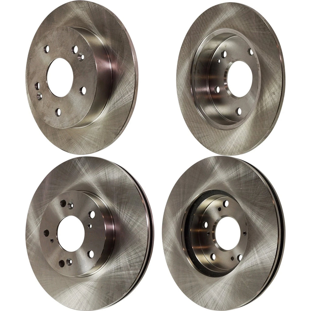 Front and Rear Disc Brake Rotors for Honda Civic, Acura ILX (2013–2015)