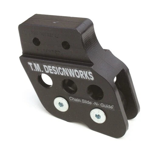 TM Designworks Rear Chain Guide for Suzuki LTZ 400 (2003–2008) - Black