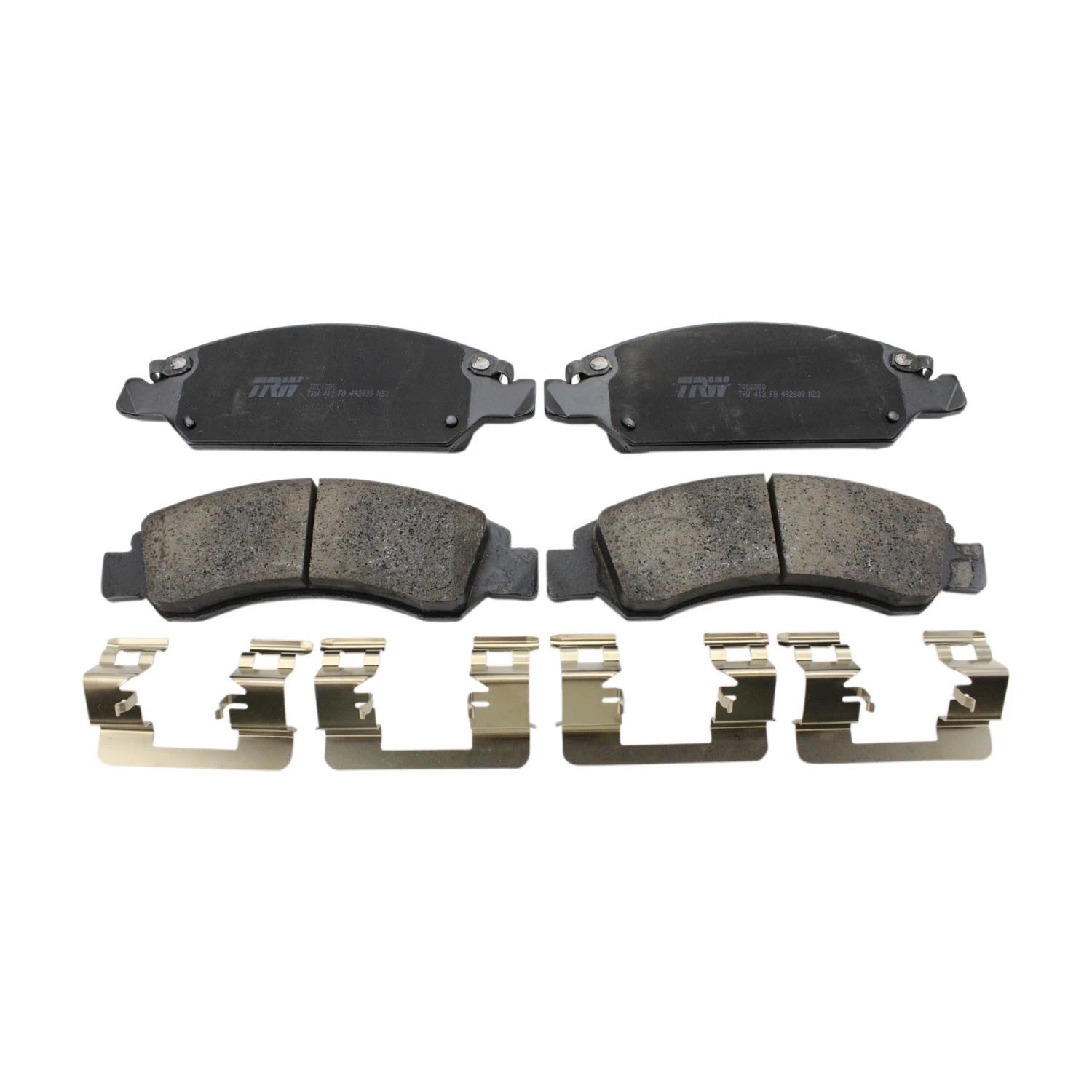 DuraGo Front Rotors & TRW Pro Ceramic Brake Pads Kit for Chevy Tahoe GMC Yukon (V8)