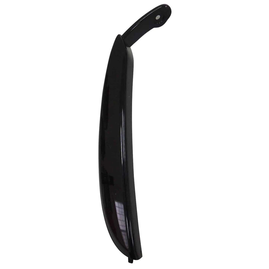 Replacement Black ASA Plastic Front Passenger Side Bumper Cover Grille Molding