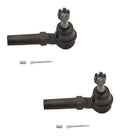 Set of 2 Outer Steering Tie Rod Ends for Chevy Colorado GMC Isuzu i-350