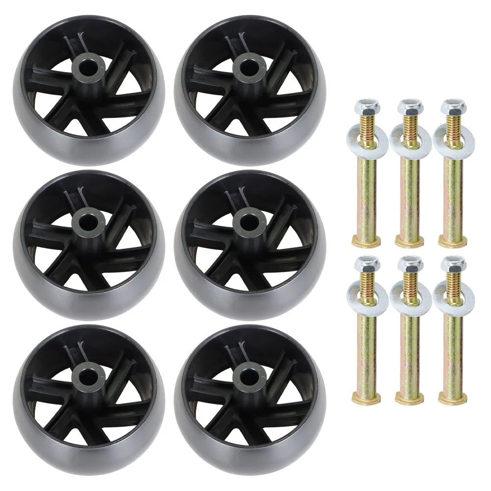 6PK Deck Wheels Hardware Kit for Husqvarna (589527301, 5321748, AYP, Sears174873)