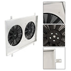 Radiator Shroud with 2 12" Fans for Ford F-Series 150 250 350/Bronco (1985–1997)