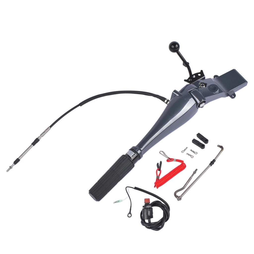 Steering Tiller Handle Assembly with Kill Switch for Yamaha 48HP 55HP
