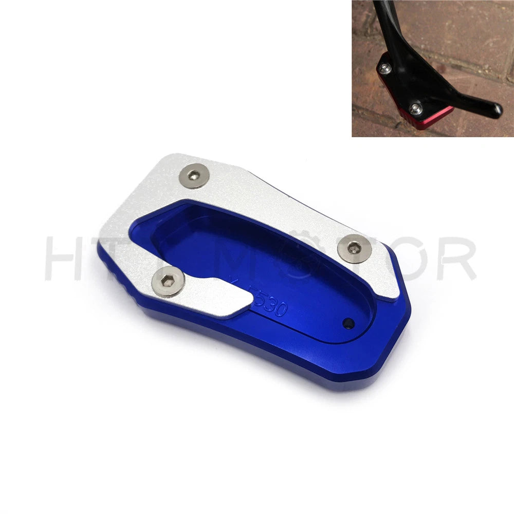 Kickstand Side Stand Extension Plate for Yamaha TMAX 530 SX/DX (2017–2018) - Blue