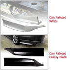 Set of 2 Black Rear Bumper Spoiler Lips for Honda Accord (2013-2015)