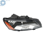 Halogen Headlight Assembly for Volkswagen Passat (2012-2015) Passenger Side Black
