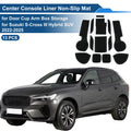 13 Pcs Non-Slip Mat for Suzuki S-Cross III Hybrid SUV (2022–2025) PVC Black