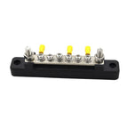 150A 6 Terminal Busbar with Clear ABS Cover for RV Automotive Boat (48V)