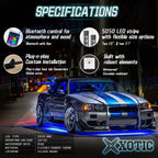 JDM RGB LED Underbody Neon Light for Car (Chassis Atmosphere) 2019-2024