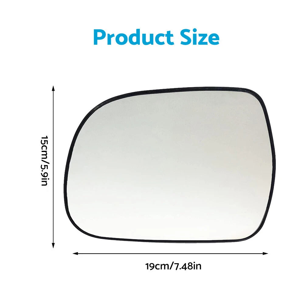 Left Side Mirror Glass for Lexus RX300 RX330 Toyota Hilux (HEATED)