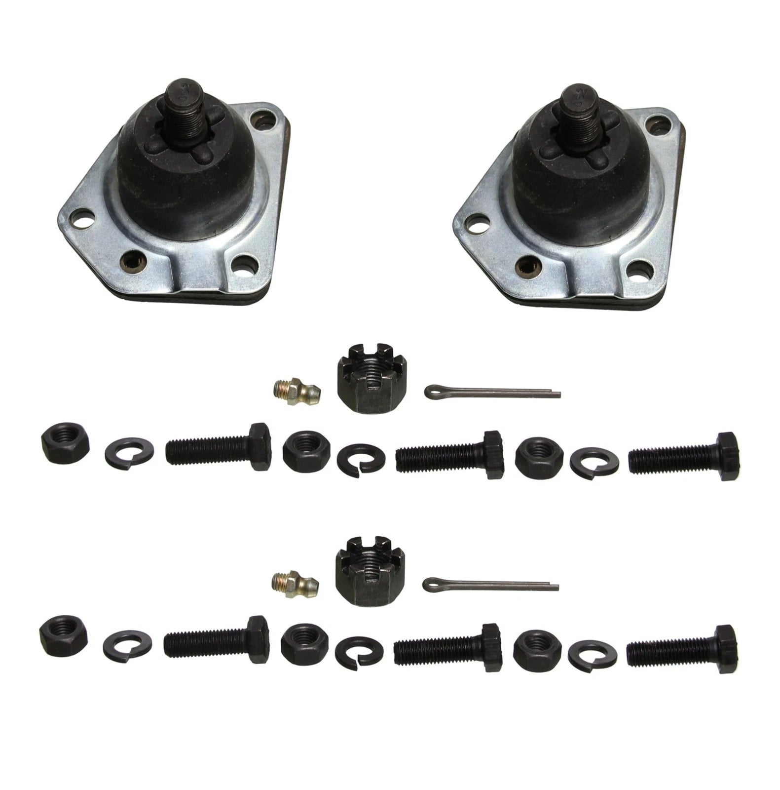 Set of 2 Front Upper Suspension Ball Joints for Chevrolet Chevy II (1962–1967)