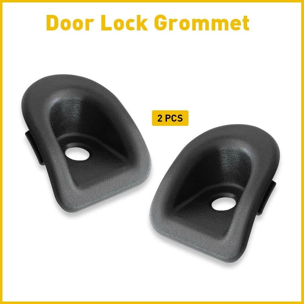Door Lock Knob Grommet Bezel Pair for Ford Mustang (2005–2014)