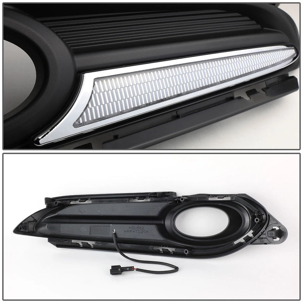Fog Light Bezel Cover with LED DRL/Turn Signal for Honda HR-V (2016–2018)