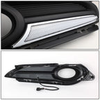 Fog Light Bezel Cover with LED DRL/Turn Signal for Honda HR-V (2016–2018)