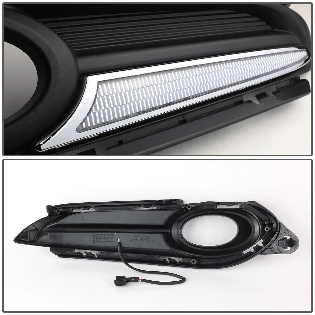 Fog Light Bezel Cover with LED DRL/Turn Signal for Honda HR-V (2016–2018)