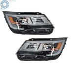 2X Halogen LED DRL Headlight for Ford Explorer Limited/XLT/Platinum (2016–2018)