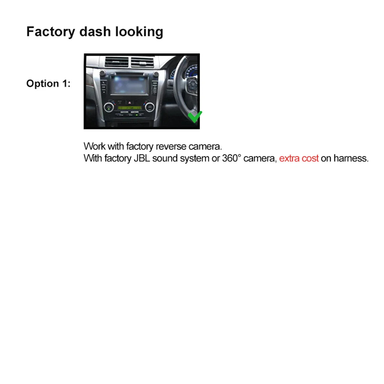 4-64GB Apple CarPlay Android Auto BT Radio for Toyota Aurion (2012-2014)