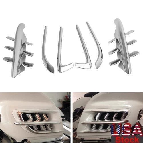 Chrome Fairing Shark Gills for Honda GL1800 (2001–2011)
