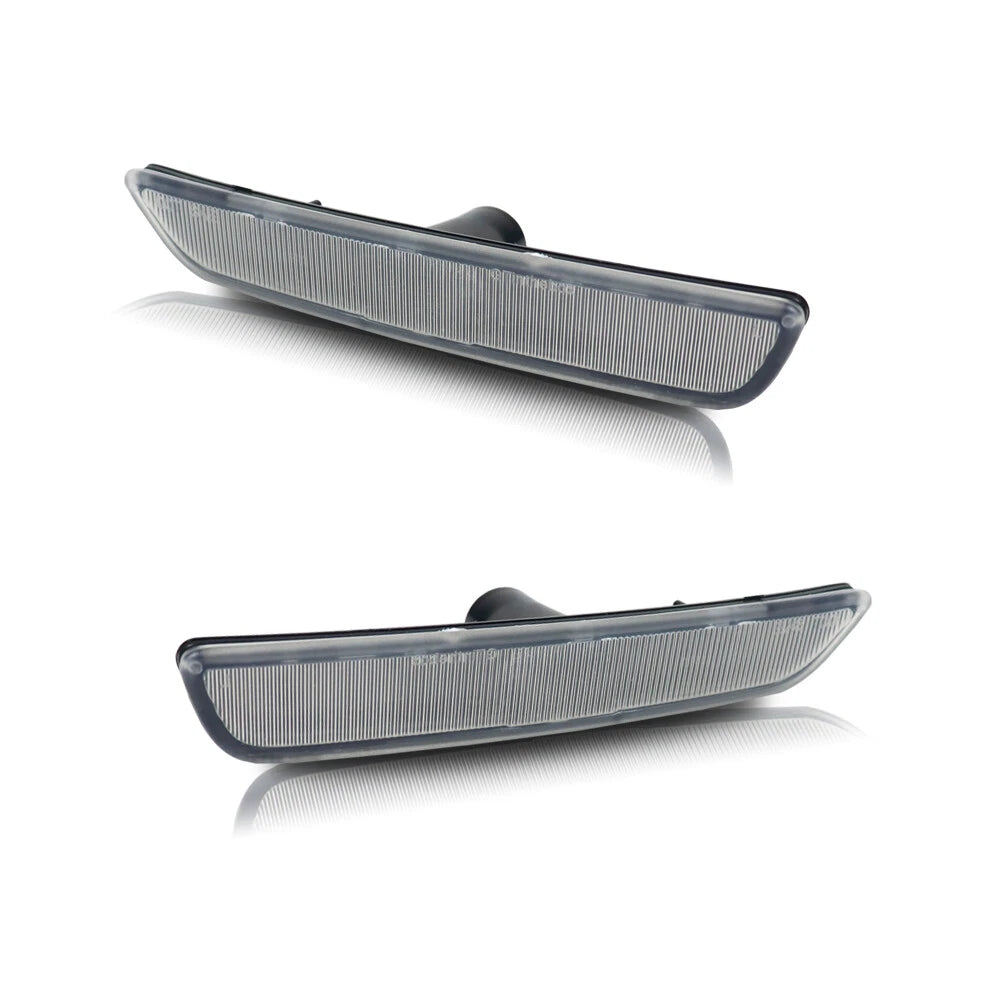 Clear Lens Front Side Bumper Marker Lights for Ford Mustang (2010–2014)
