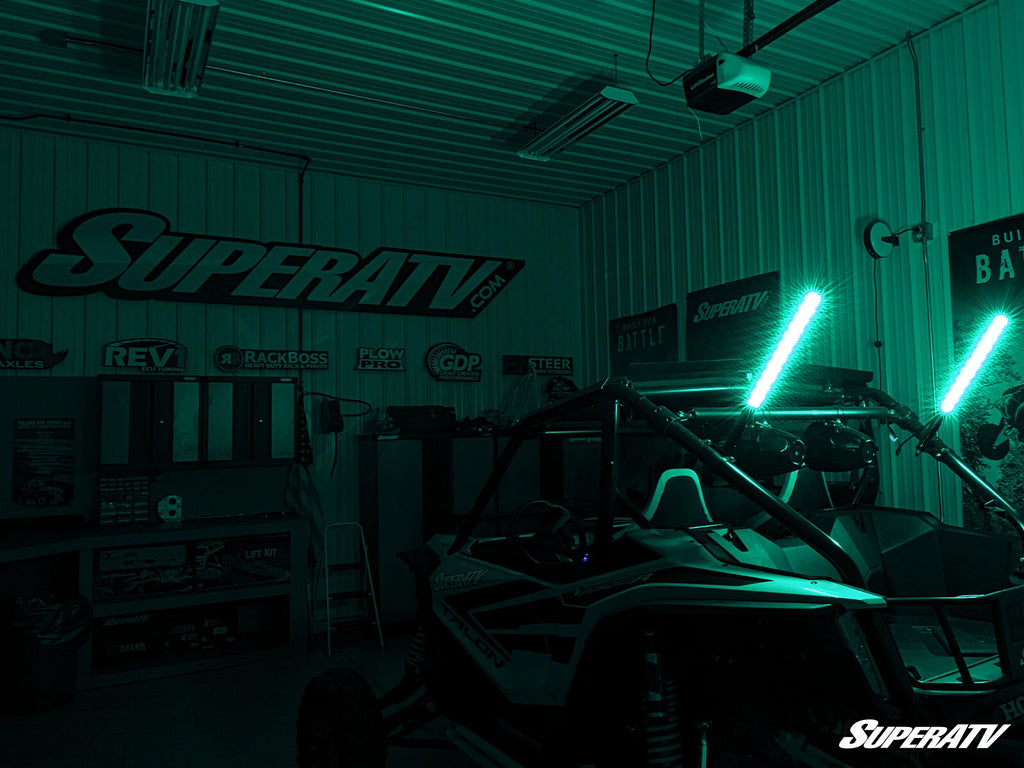 Set of 2 RGB LED Whip Lights for SuperATV