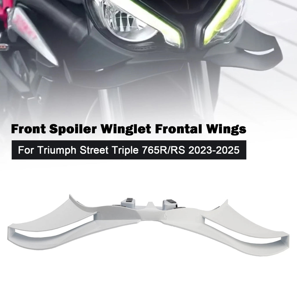 Front Spoiler Winglet for Triumph Street Triple 765R/RS (2023–2025) White