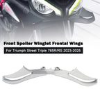 Front Spoiler Winglet for Triumph Street Triple 765R/RS (2023–2025) White