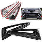Front Fog Lamp Light Air Vent Cover Trim for Toyota CHR (2016-2018)