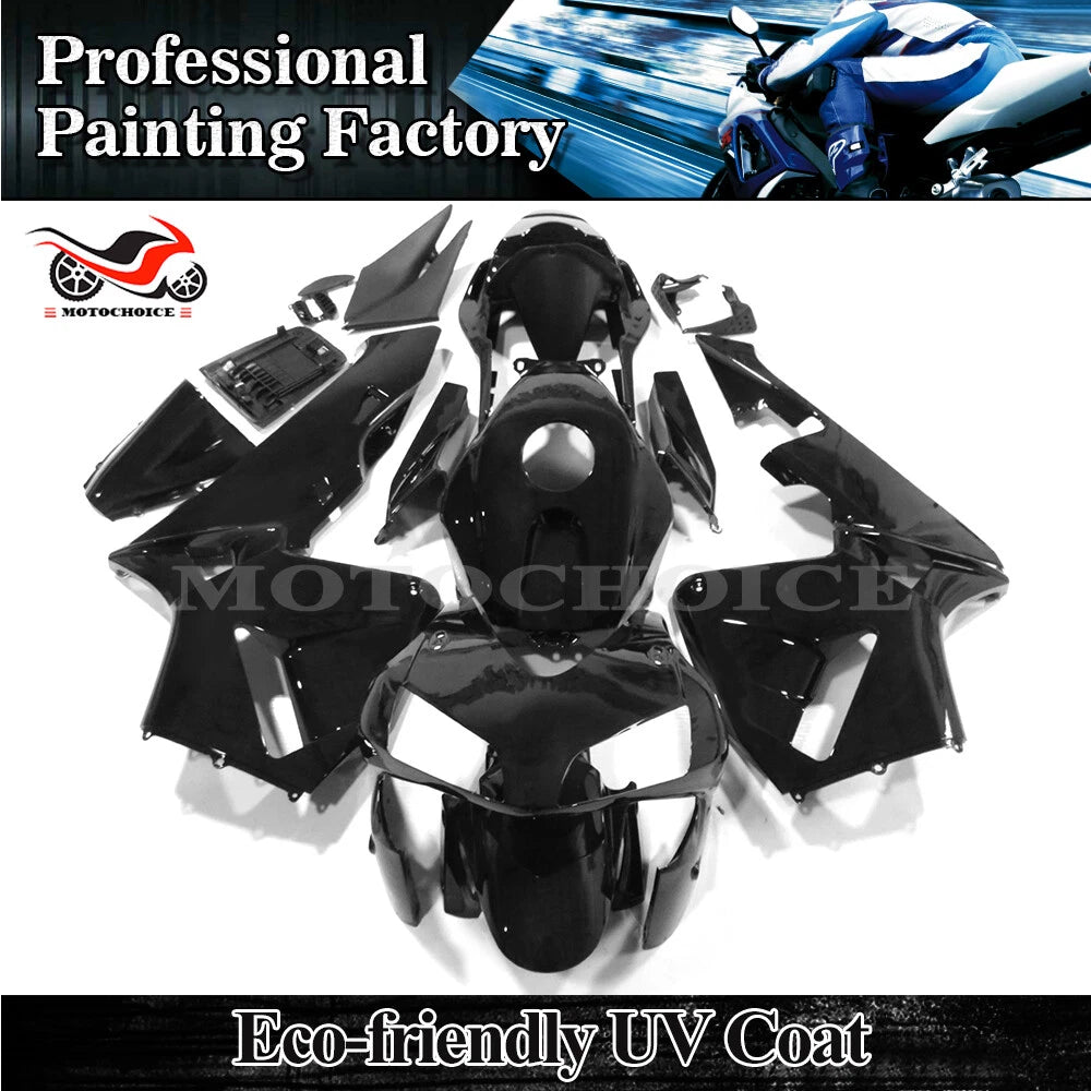 Glossy Black Fairing Kit for Honda CBR 600RR (2003–2004) ABS Bodywork