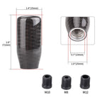 Carbon Fiber Manual Gear Shift Knob for Universal 6 Speed (All Years)