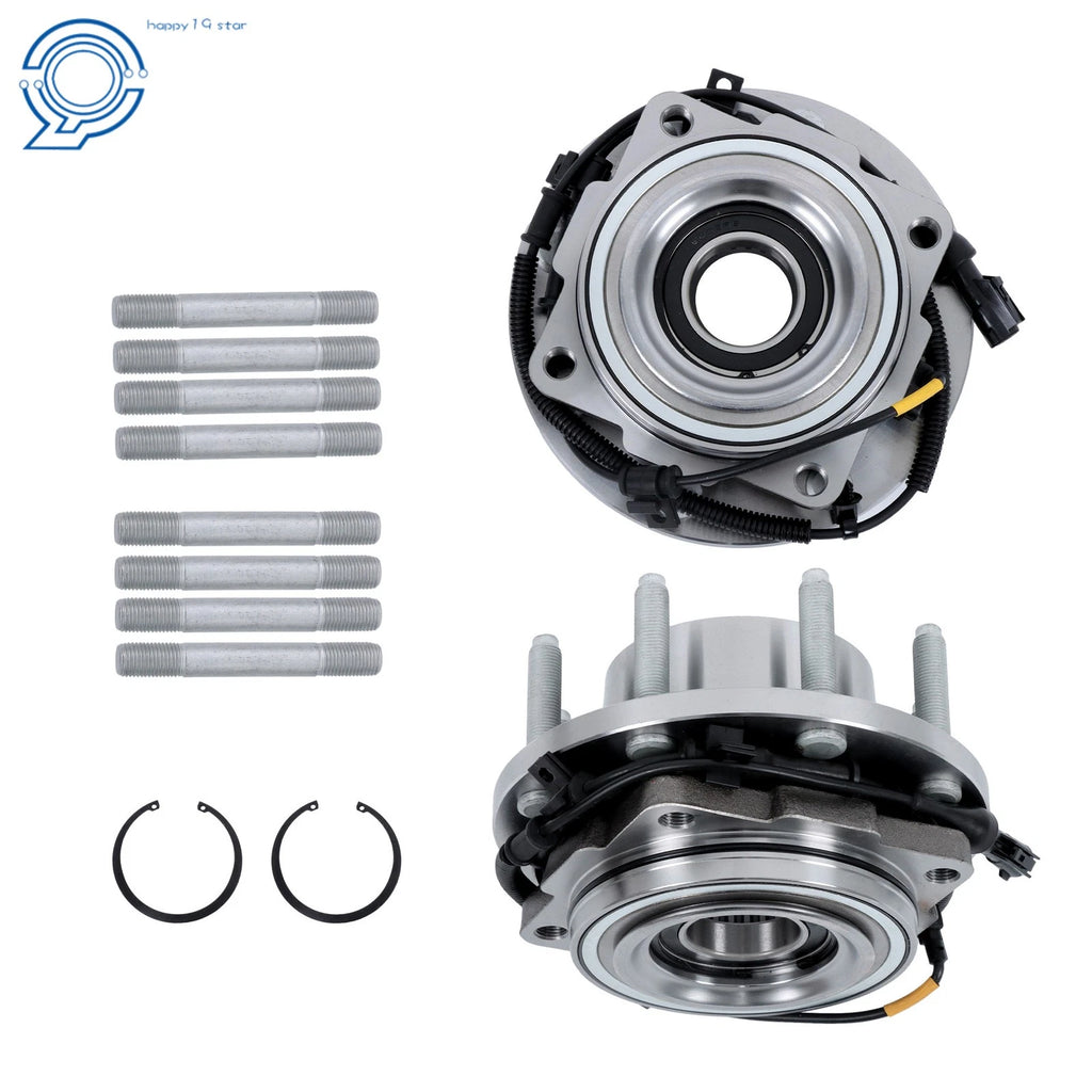 Set of 2 Front Wheel Bearing Hubs for Ford F250 F350 Super Duty (2005–2022)