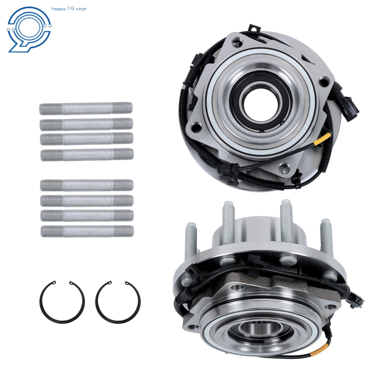 Set of 2 Front Wheel Bearing Hubs for Ford F250 F350 Super Duty (2005–2022)