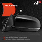 Pair Power Mirrors with Manual Fold & Signal for Jeep Cherokee (2014–2018)