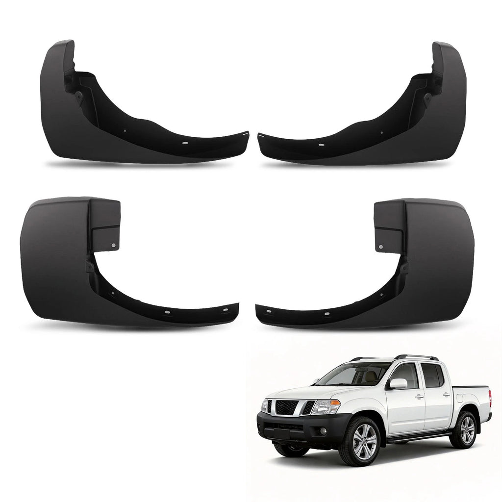 Set of 4 Mud Flaps for Nissan Frontier Desert Runner (2013–2015) 999J2-B600004