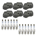 Set of 6 Ignition Coils & 12 Double Platinum Spark Plugs for Crossfire W210 (1996–2000)