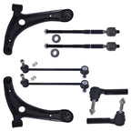 Set of 8 Control Arms and Tie Rods for Jeep Patriot (2007–2017)
