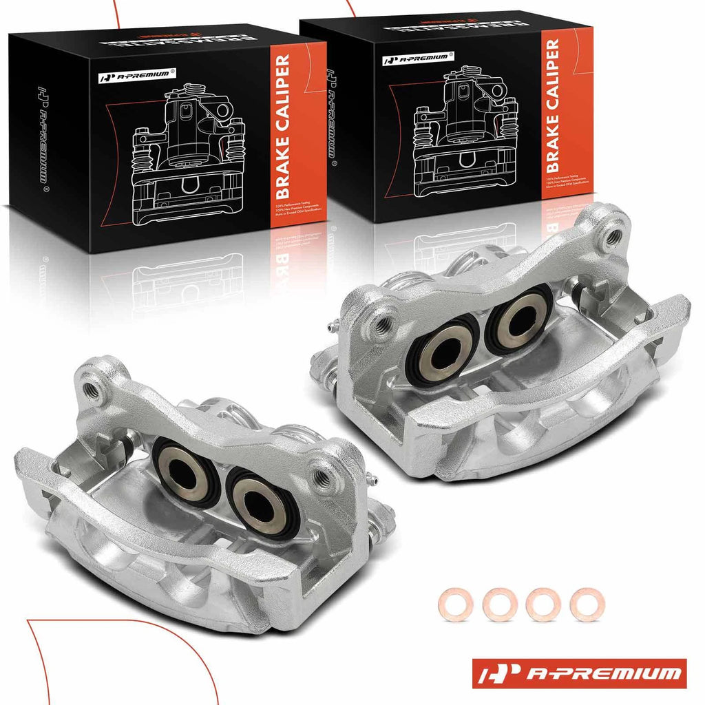 Pair Rear Brake Calipers for Chevy Silverado 1500 GMC Sierra 1500 (2002â2005)