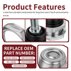 2X Front Suspension Upper Ball Joint w/ Nut for Can-Am Outlander (2003–2006)