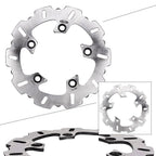 Chrome Rear Steel Brake Disc Rotor for Yamaha YZF-R6, YZF-R1 (2003-2015)