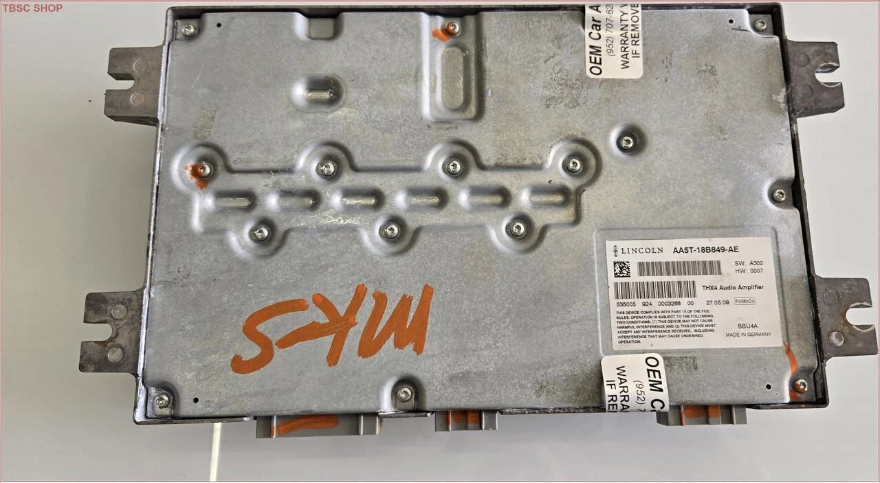 THX4 Audio Amplifier for Lincoln MKT MKS (2009–2012) AA5T-18B849-AE