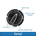 Headlight Fog Light Control Switch for Porsche Cayenne (2011-2016)