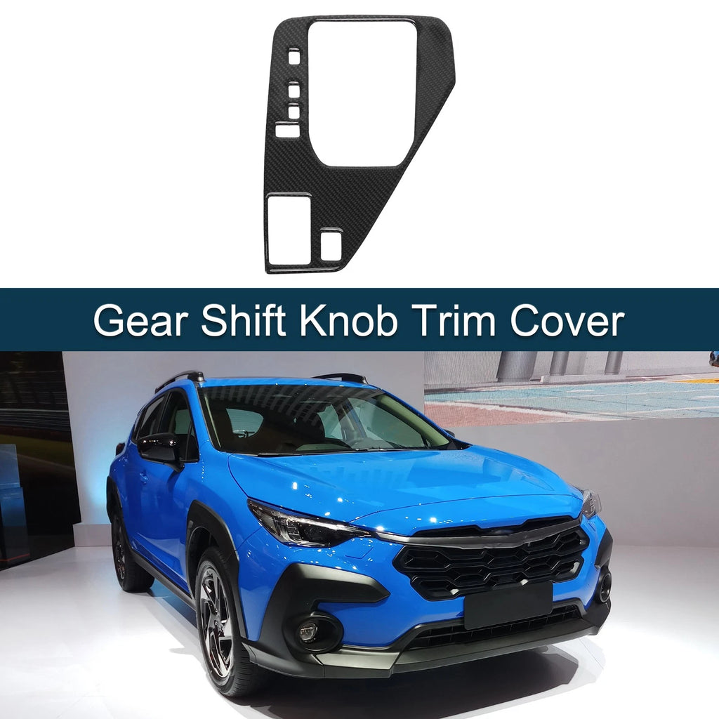 ABS Gear Shift Knob Cover Decal for Subaru Crosstrek (2024) Black