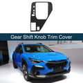 ABS Gear Shift Knob Cover Decal for Subaru Crosstrek (2024) Black