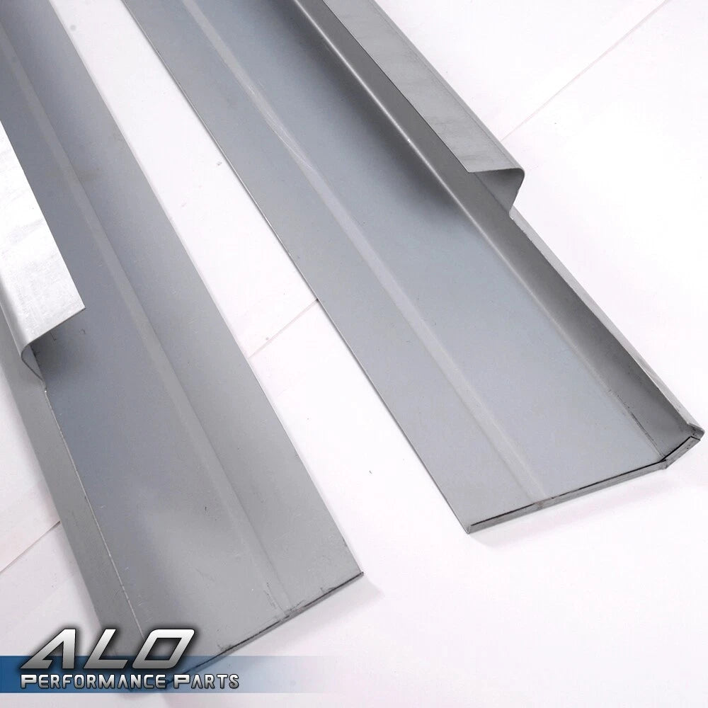 Rocker Panels for Chevy Silverado GMC Sierra Crew Cab (2001–2007) Black