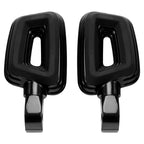 Black Passenger Foot Pegs for Harley Street Bob Low Rider (2018-2025)