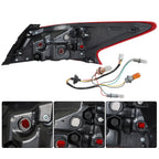 Tail Lights for Nissan Altima (2016–2018) - Driver & Passenger, Red