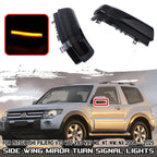 2x Side Wing Mirror Turn Signal Light for Mitsubishi Pajero (2006–2025)