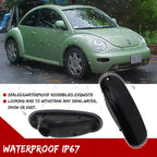 Set of 2 Smoked Black Lens Front Bumper Turn Signal Lights for Beetle