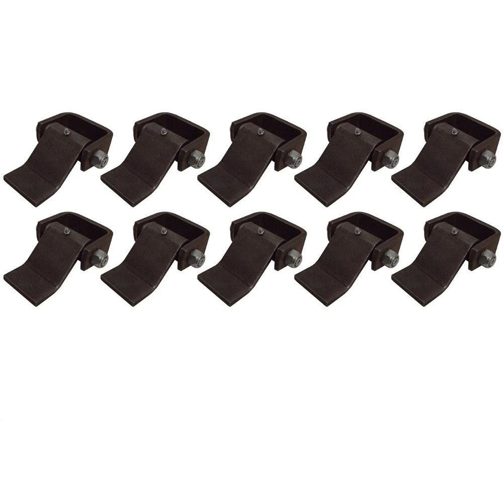 10 Heavy Duty Greaseable Door Hinges for Dump Trailer Truck